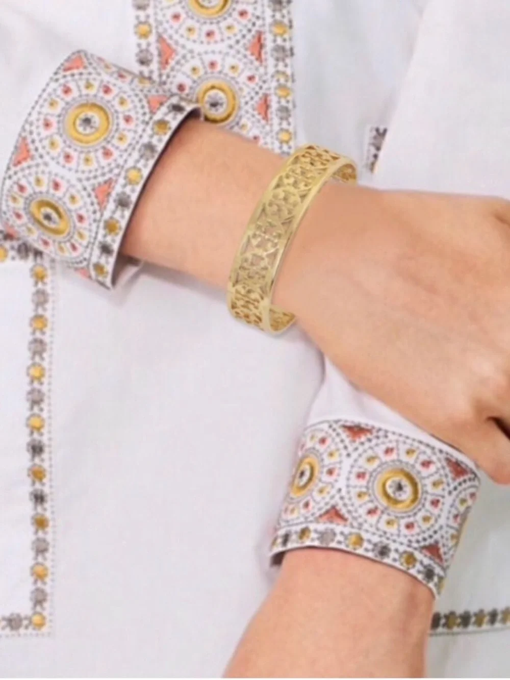 Tory Burch gold tone